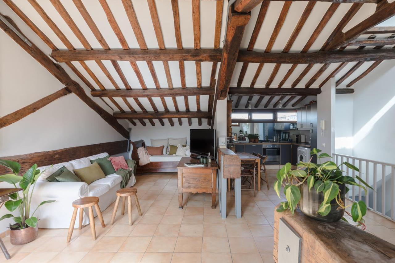 Amazing Penthouse With Terrace And Rooftop In Trastevere ローマ エクステリア 写真